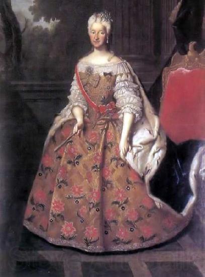 Louis de Silvestre Portrait de Marie Spain oil painting art
